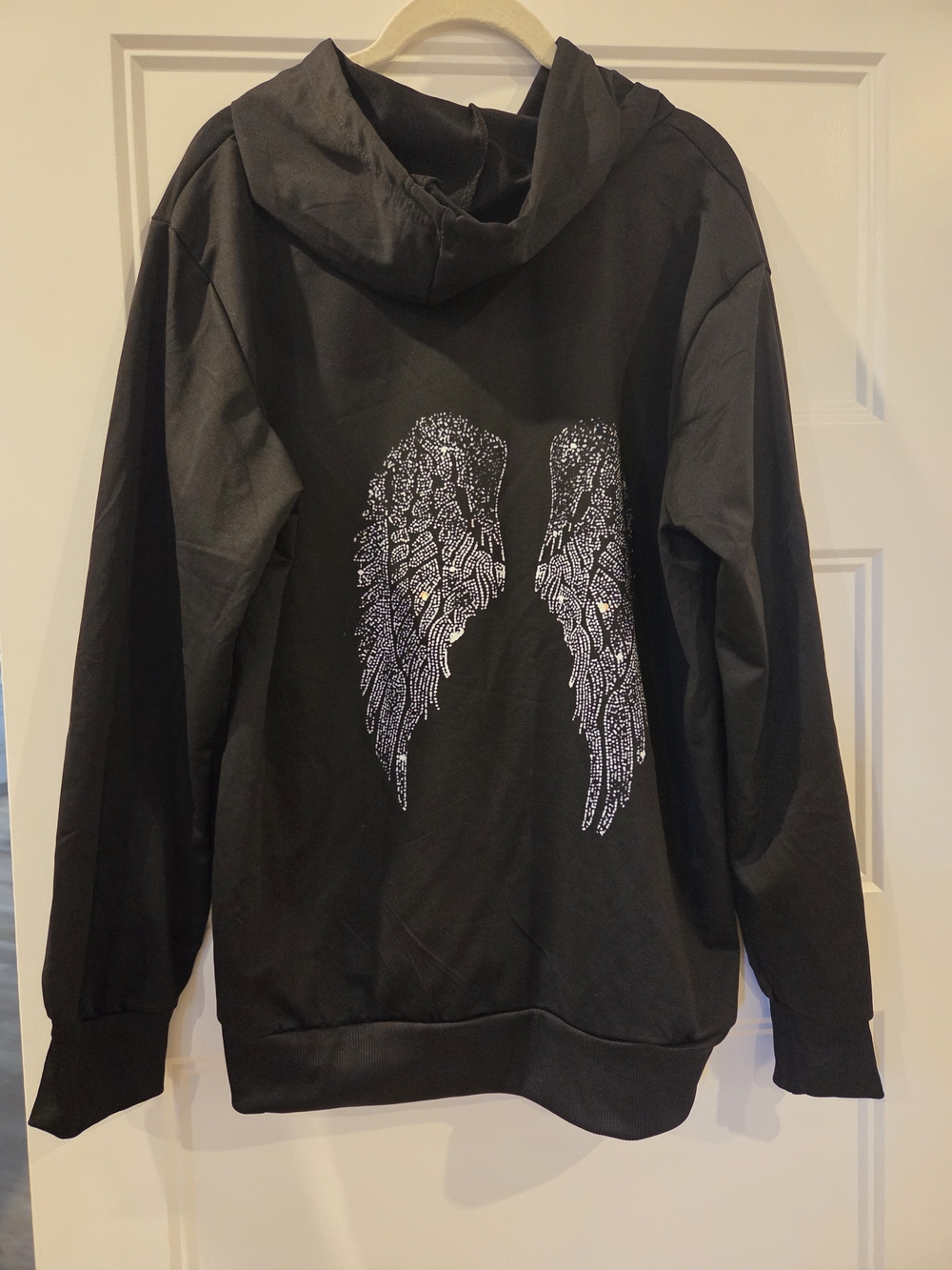 Black Angel Wings Hoodie ๐ค๐ | Size Medium | NEW Without Tags